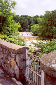 Aysgarth Falls in spate