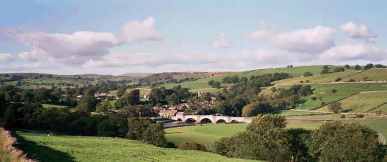 Burnsall in Wharfedale in the Yorkshire Dales
