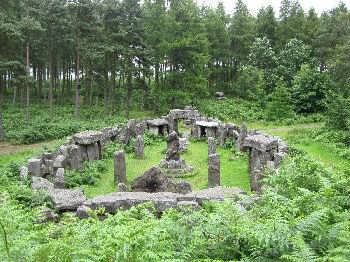 The Druids' Temple, near Masham in Wensleydale, in the Yorkshire Dales