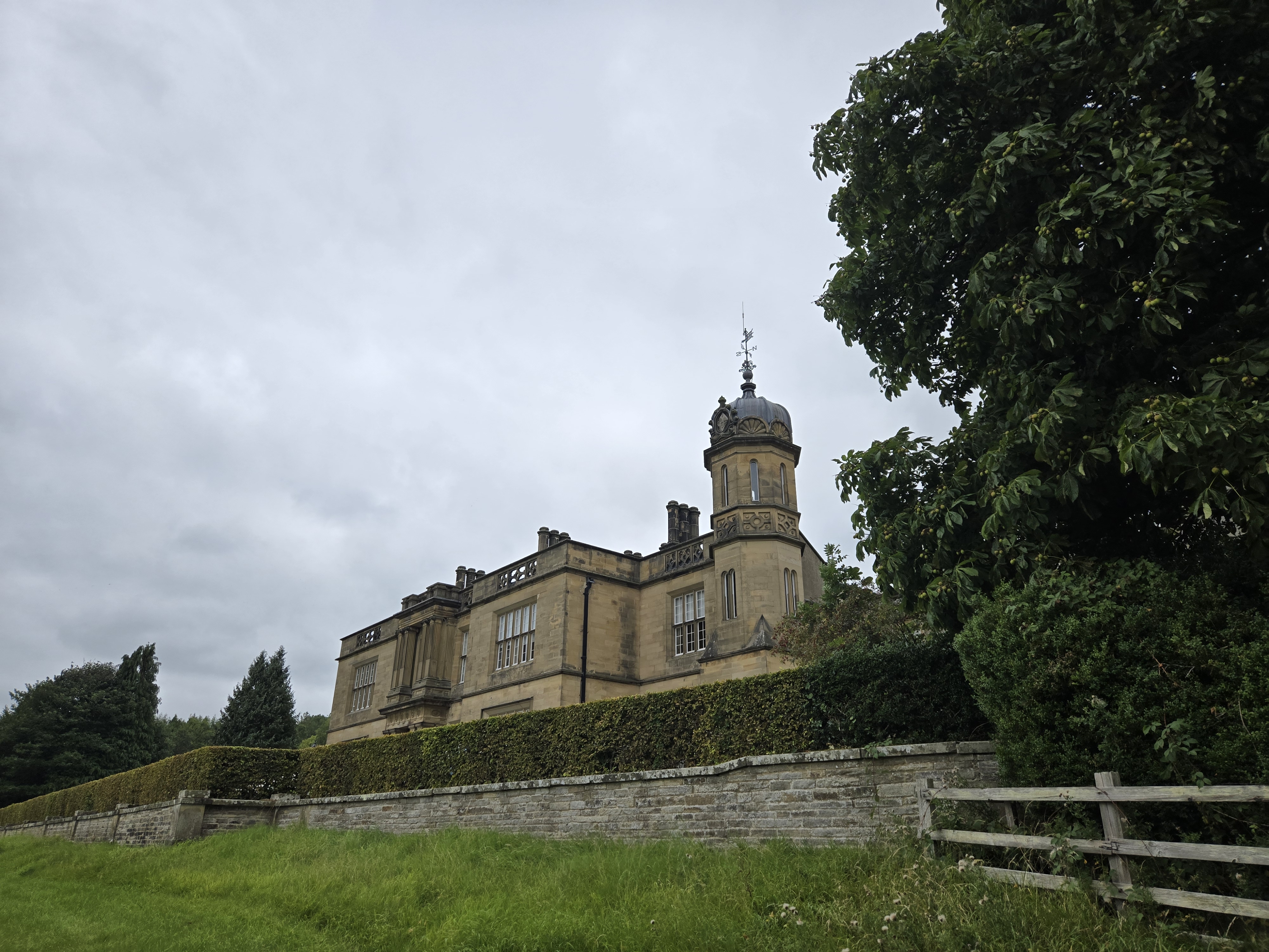 Stately home with cupola