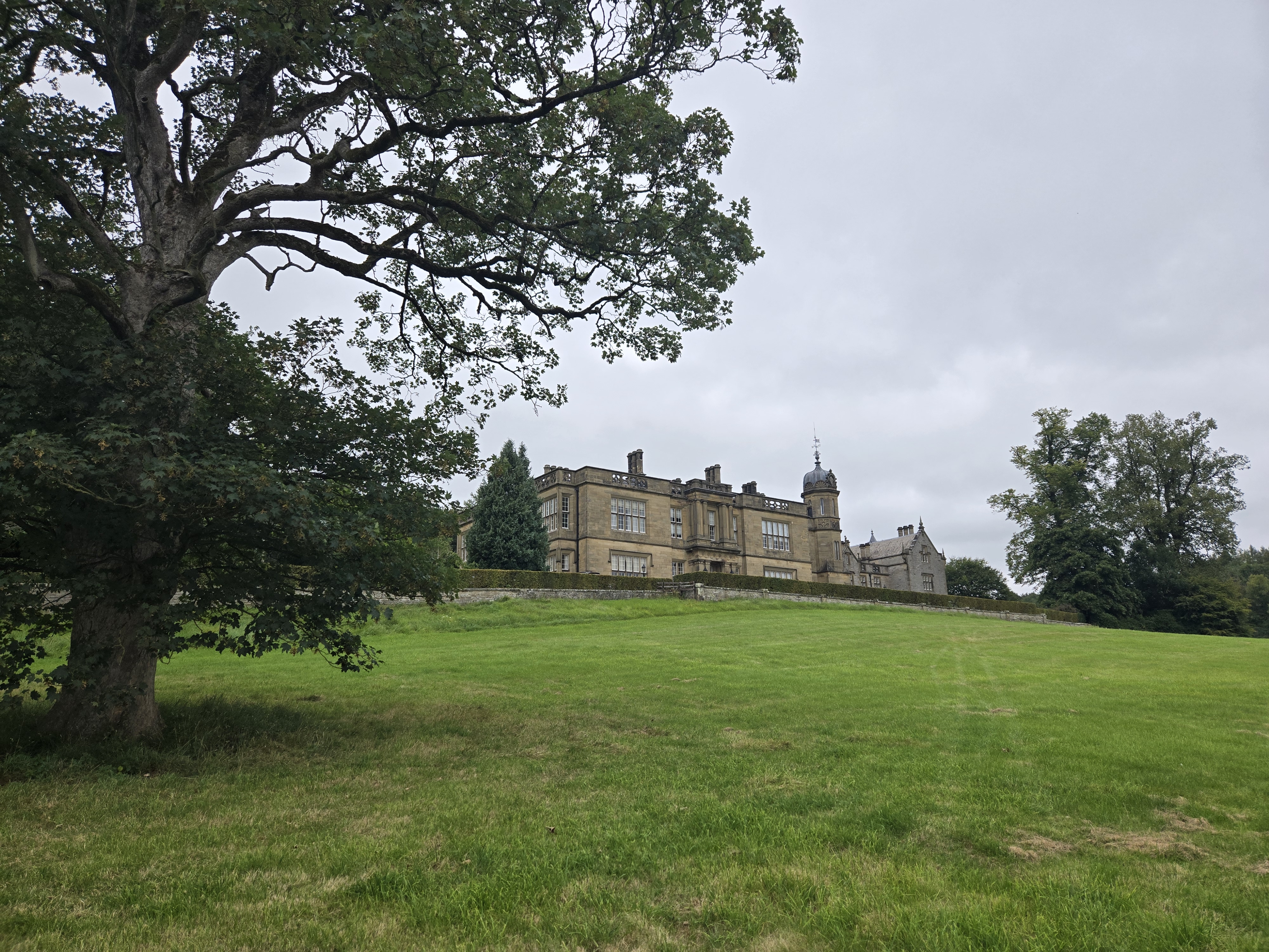 Stately home with cupola