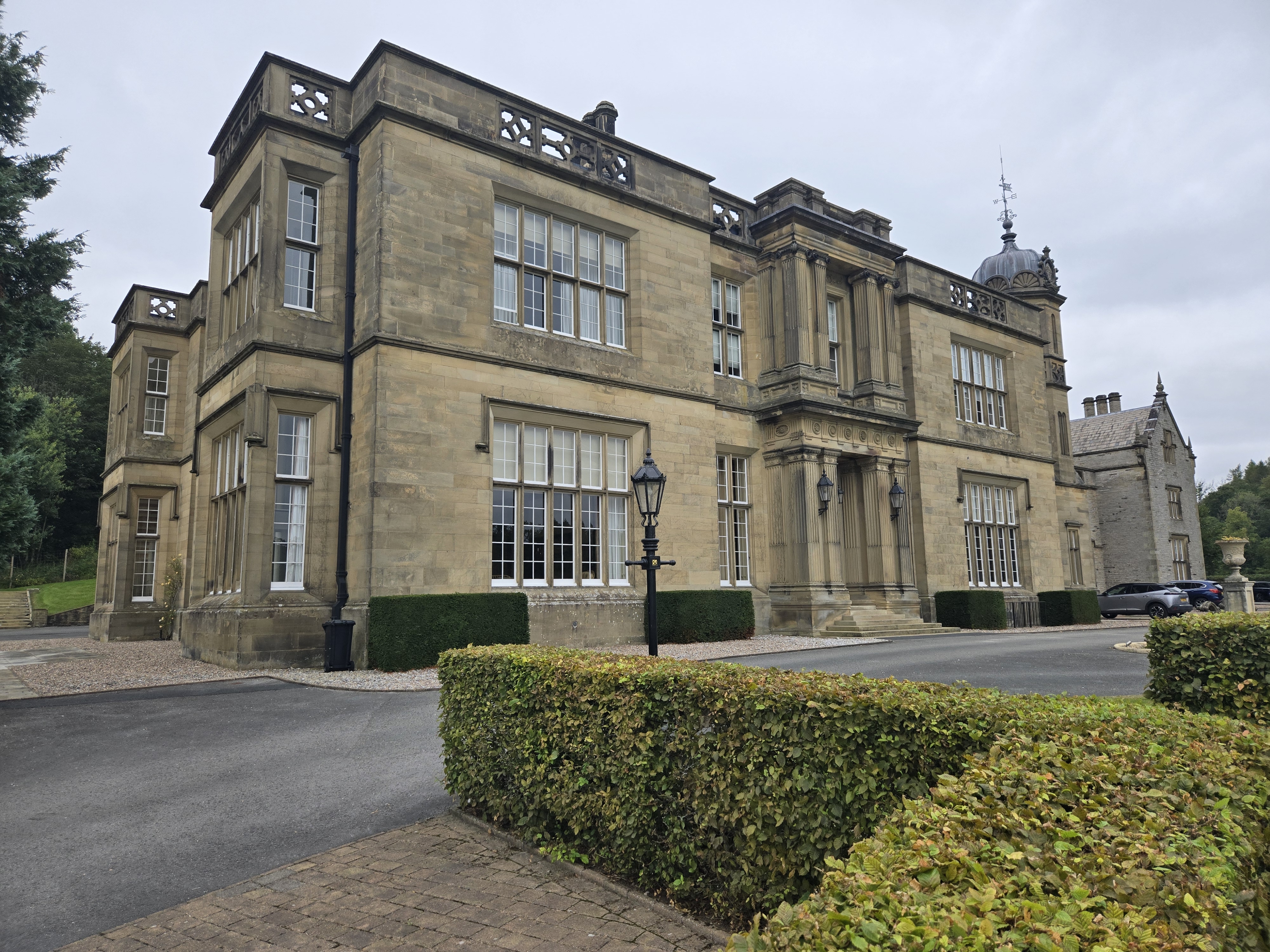 Stately home with cupola