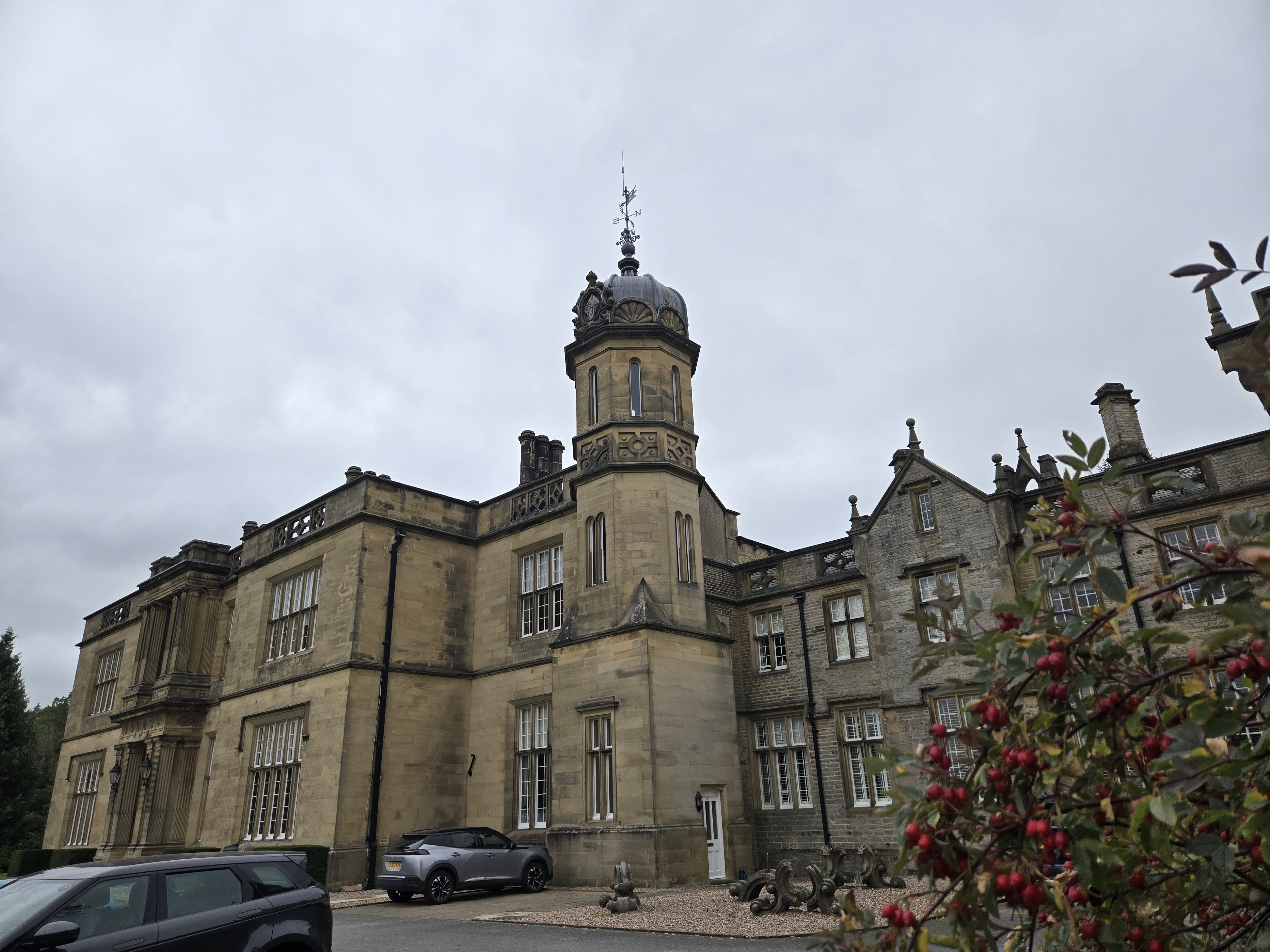 Stately home with cupola