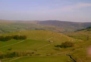 Kail Hill in the foreground, with Simon's Seat in the background