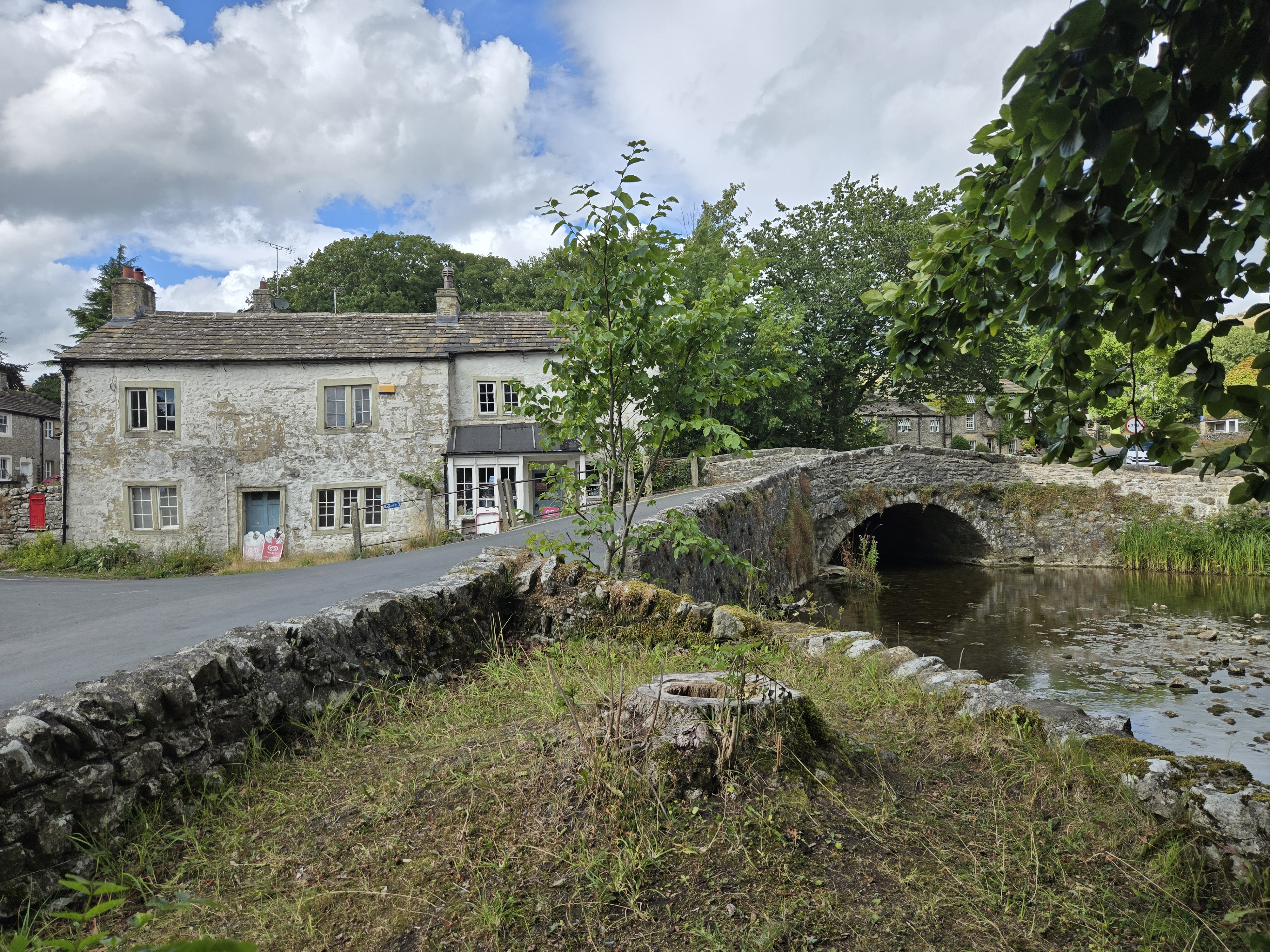 Bridge over stream in Malham village